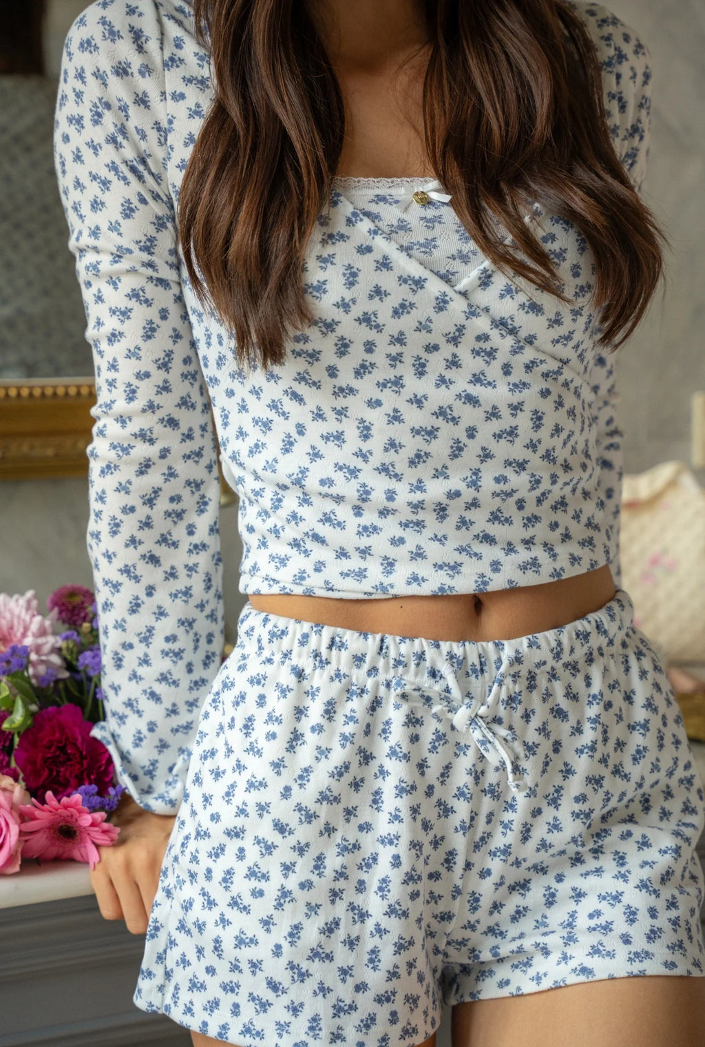 Szorty pointelle Winterbloom