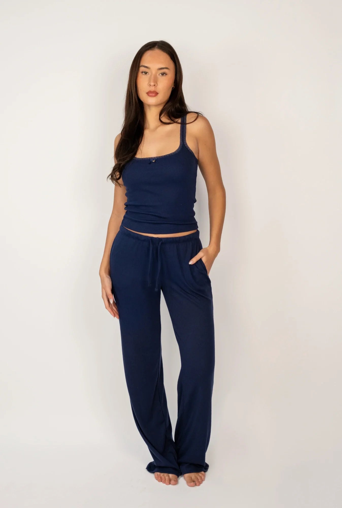 Spodnie pointelle Midnight