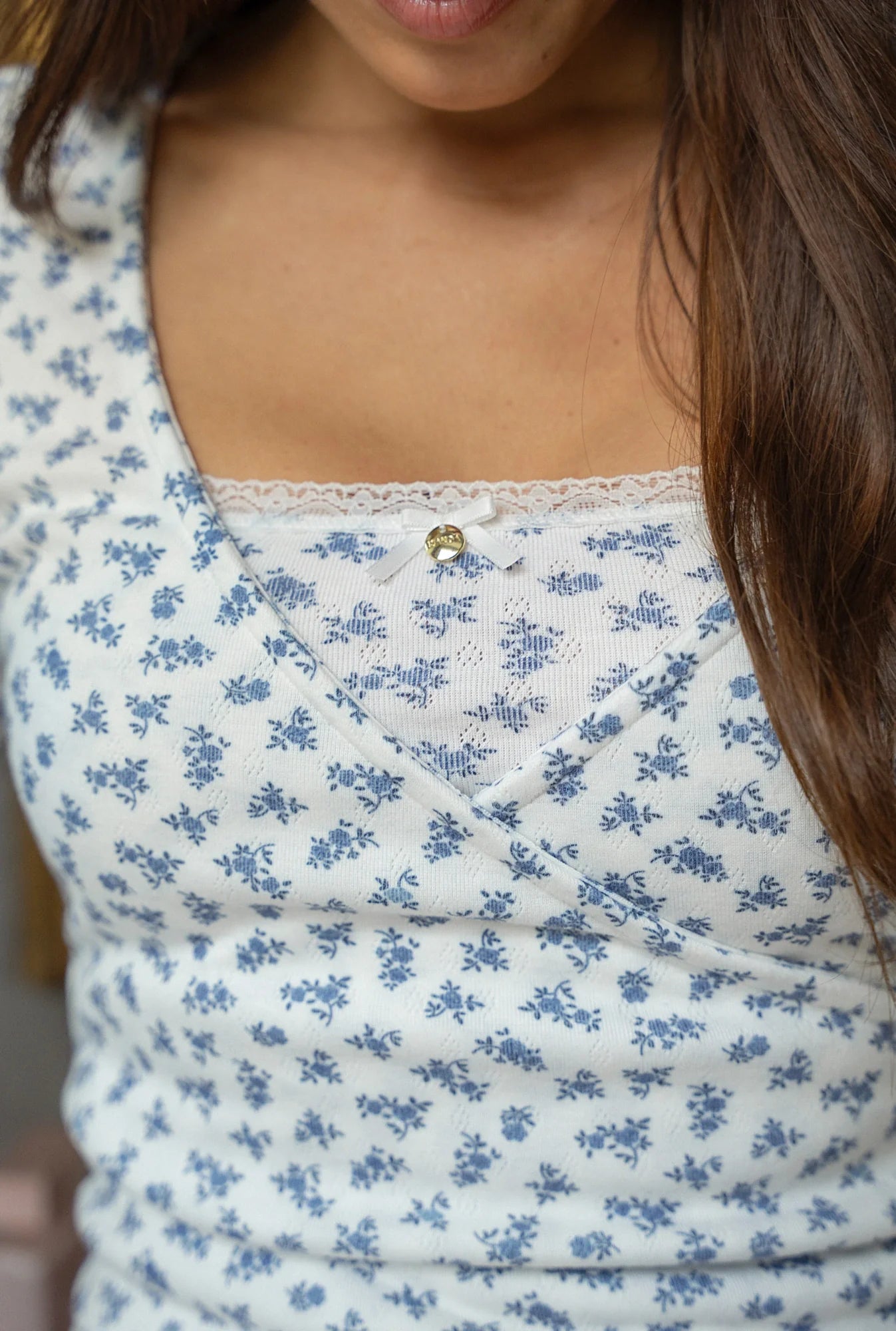 Koszulka pointelle Winterbloom