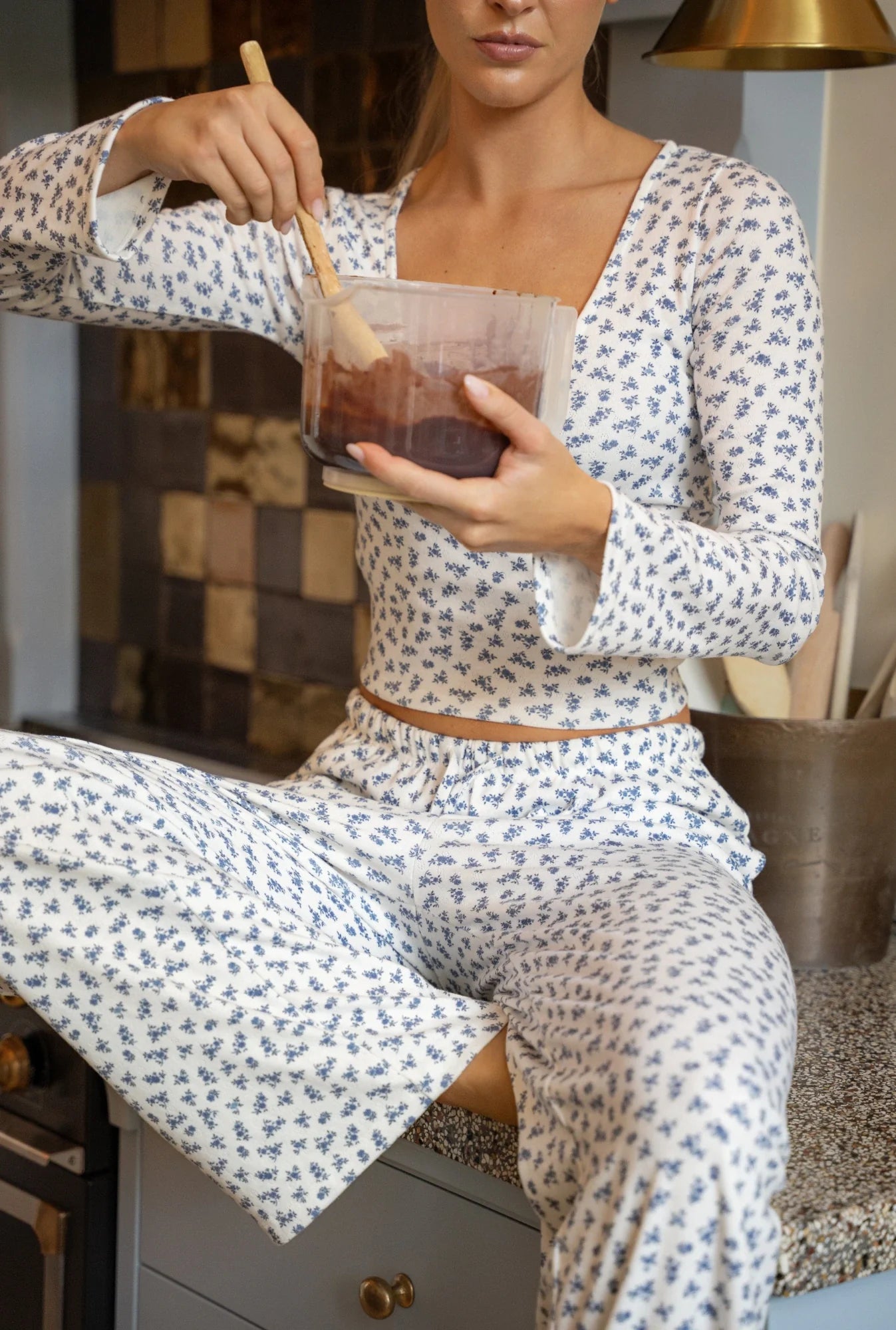 POINTELLE PANTS WINTERBLOOM